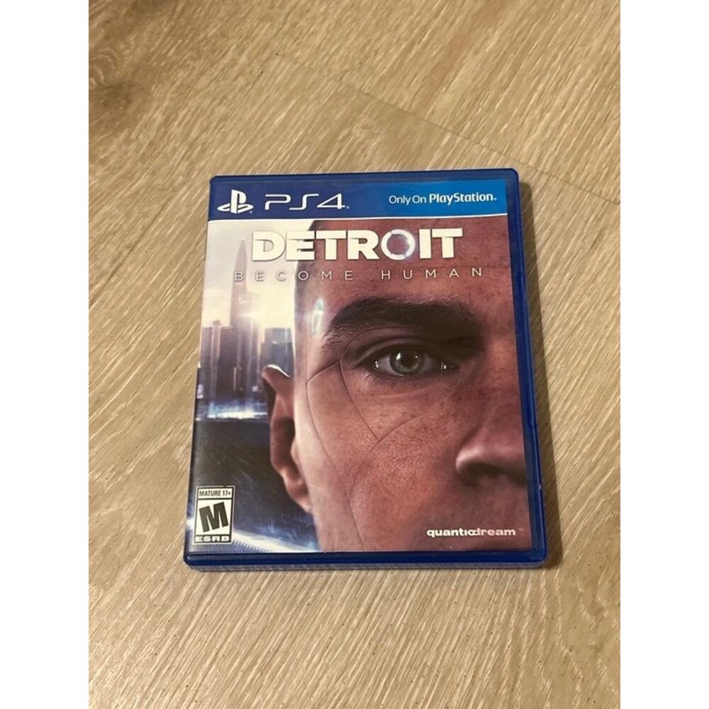 PS4 PlayStation Detroit Become Human Game Disk and Case
